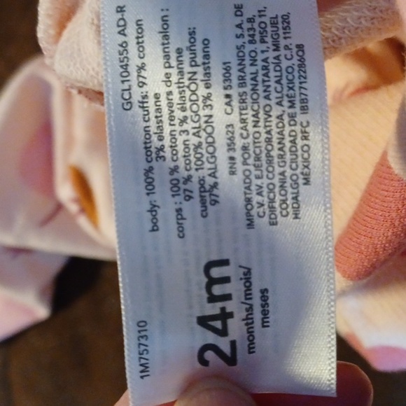 CARTER'S SIZE 24 MONTHS, ZIP UP, WITH A HOOD. - Picture 5 of 7